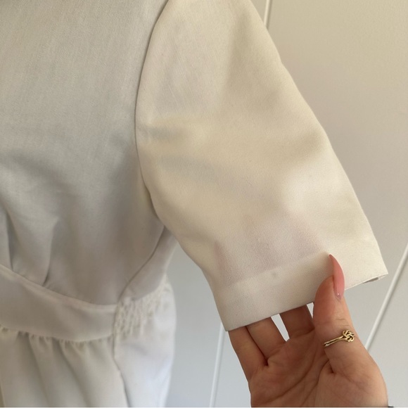 Vintage Off White Midi Dress - Picture 4 of 13